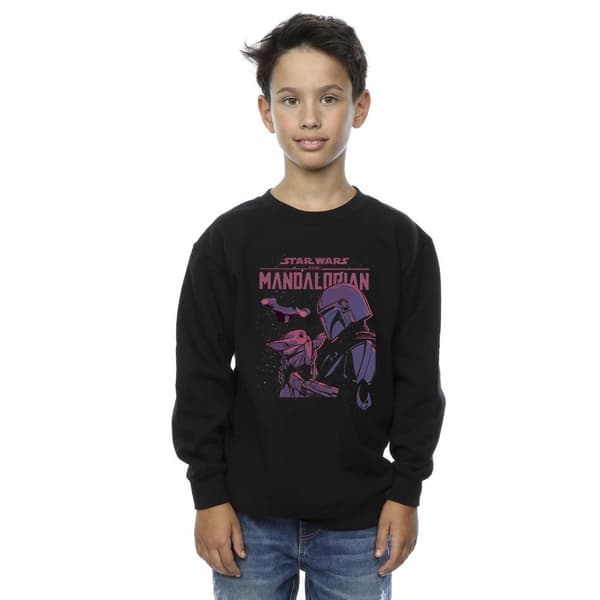 Star Wars Boys The Mandalorian Hello Friend Sweatshirt