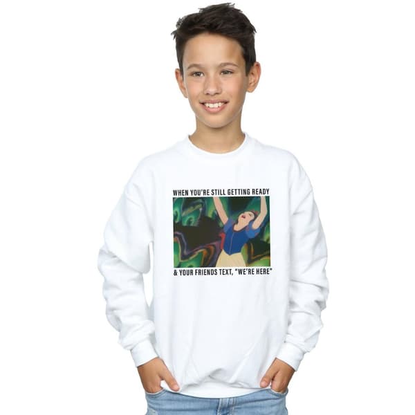 Disney Princess Snow White Still Getting Ready Sweatshirt för pojkar