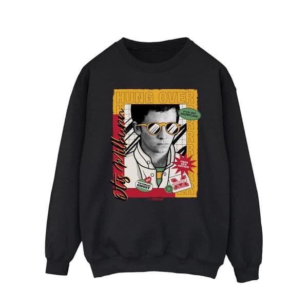 Netflix Mens Sex Education Otis Hung Over Collage Sweatshirt