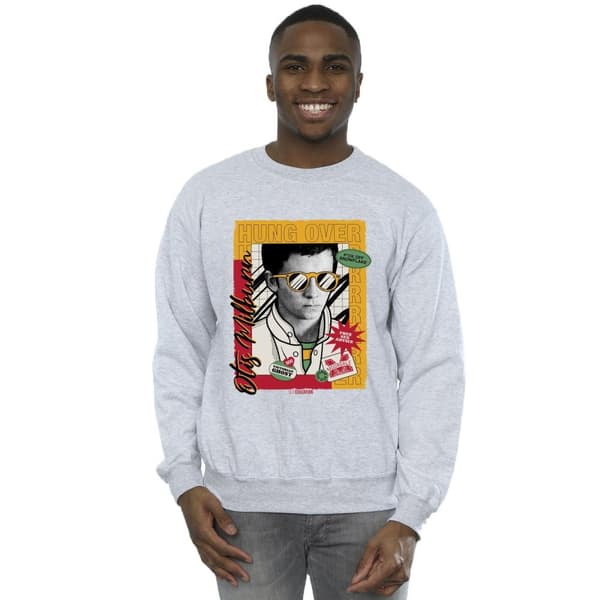 Netflix Mens Sex Education Otis Hung Over Collage Sweatshirt