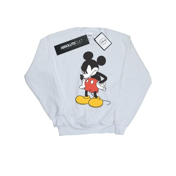 Disney Womens/Ladies Mickey Mouse Angry Look Down Sweatshirt