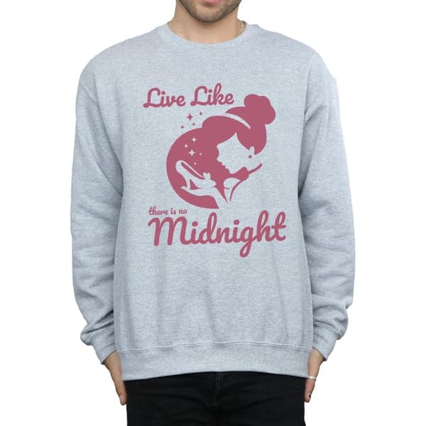 Disney Princess Mens Cinderella No Midnight Sweatshirt