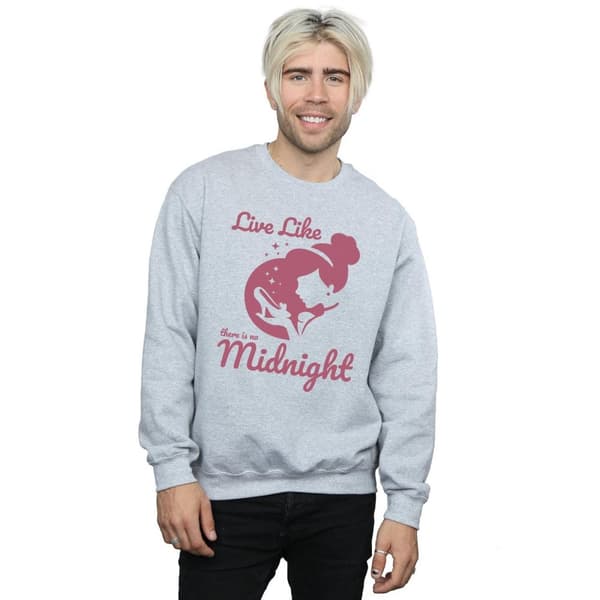 Disney Princess Mens Cinderella No Midnight Sweatshirt