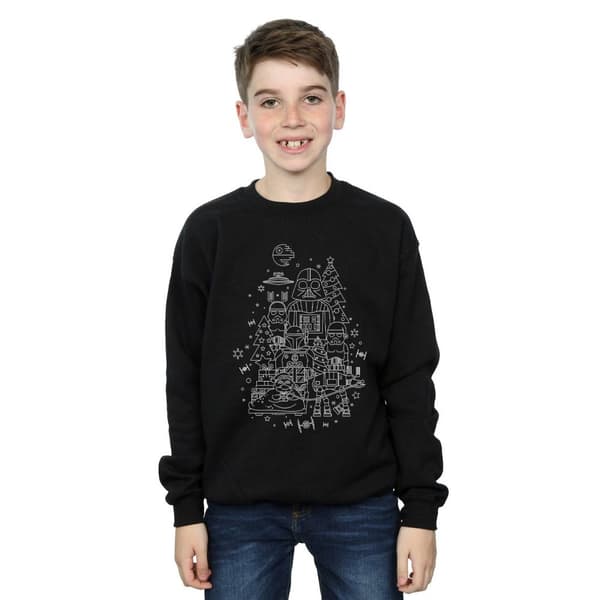 Star Wars Boys Empire Christmas Sweatshirt