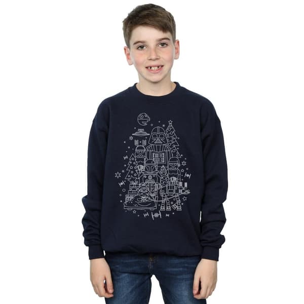 Star Wars Boys Empire Christmas Sweatshirt