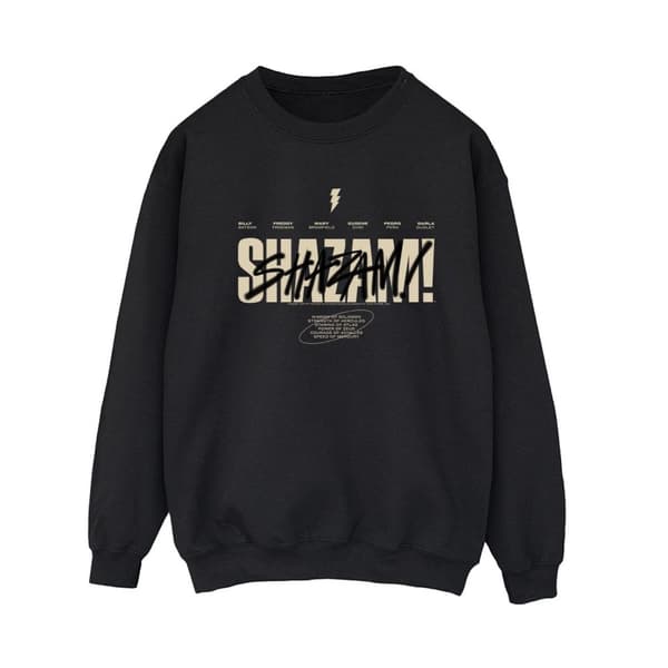 DC Comics Womens/Ladies Shazam Fury Of The Gods Vandalised Logo Sweatshirt
