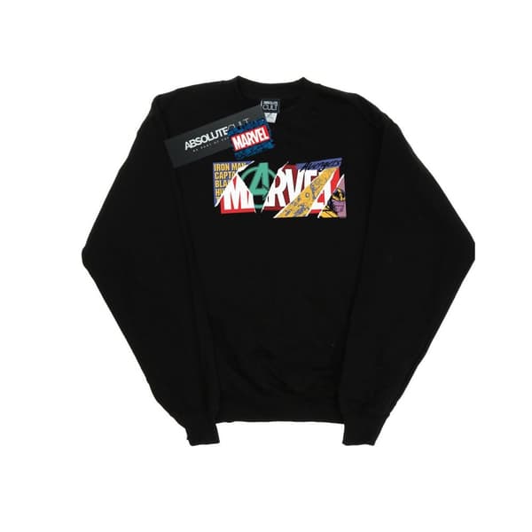 Marvel Girls Collage Logo Sweatshirt