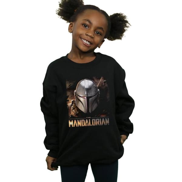 Star Wars Girls The Mandalorian Helmet Sweatshirt