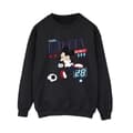 Pikkukuva 1 / 3: Disney Womens/Ladies Mickey Mouse Team Mickey Football Sweatshirt