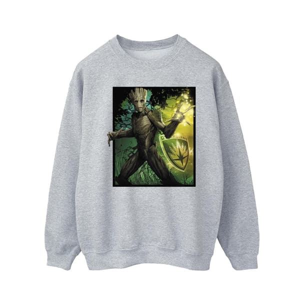 Marvel Guardians Of The Galaxy Groot Forest Energy-tröja för herrar Sports Grey XL