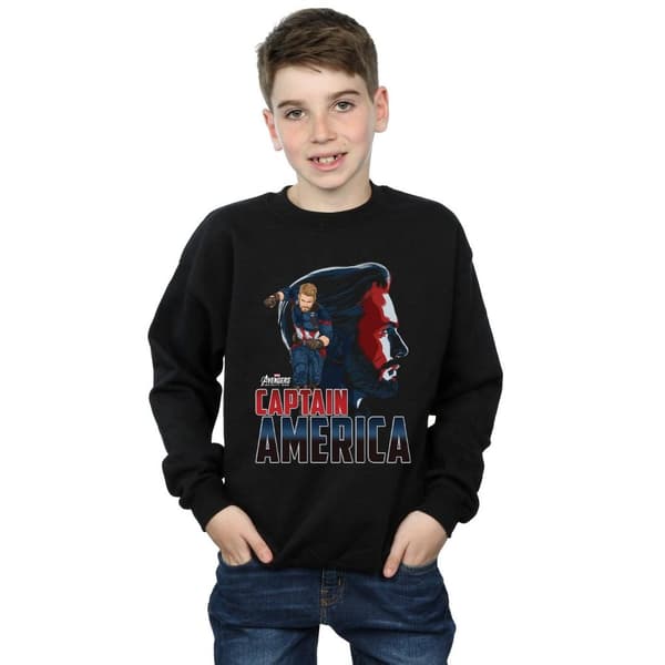 Marvel Boys Avengers Infinity War Captain America Character Sweatshirt