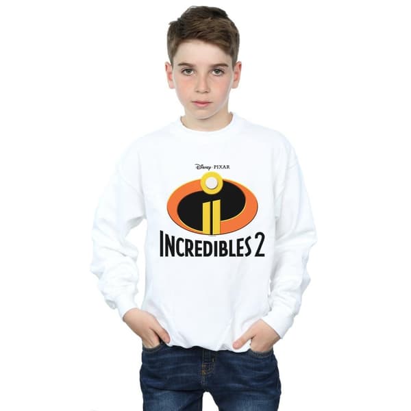 Disney Boys Incredibles 2 Emblem Logo Sweatshirt