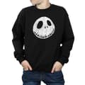Miniatyrbild 3 av 5: Disney Pojkar - Nightmare Before Christmas Jack - Sweatshirt med krackelerat ansikte