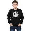 Miniatyrbild 2 av 5: Disney Pojkar - Nightmare Before Christmas Jack - Sweatshirt med krackelerat ansikte