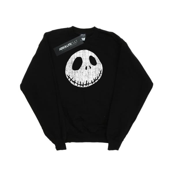 Disney Pojkar - Nightmare Before Christmas Jack - Sweatshirt med krackelerat ansikte