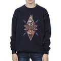 Miniatyrbild 3 av 4: Marvel Wakanda Forever Tribal Spear Chest Sweatshirt för pojkar