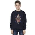 Miniatyrbild 2 av 4: Marvel Wakanda Forever Tribal Spear Chest Sweatshirt för pojkar