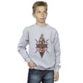 Miniatyrbild 2 av 4: Marvel Wakanda Forever Tribal Spear Chest Sweatshirt för pojkar