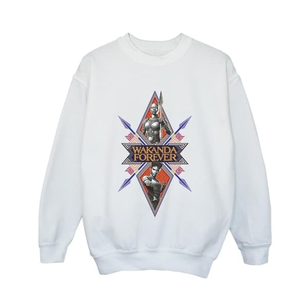 Marvel Wakanda Forever Tribal Spear Chest Sweatshirt för pojkar