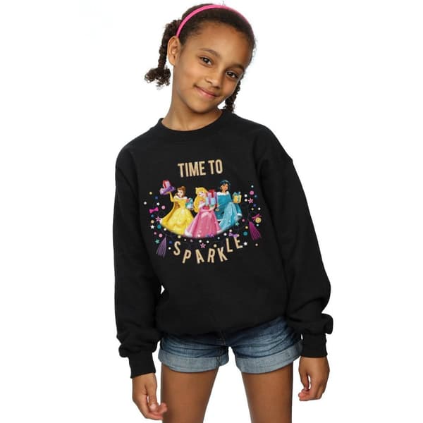 Disney Sweatshirt för flickor - Princess Time To Sparkle