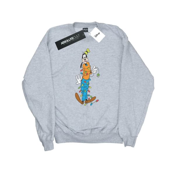 Disney Sweatshirt med Goofy-julljus för herrar