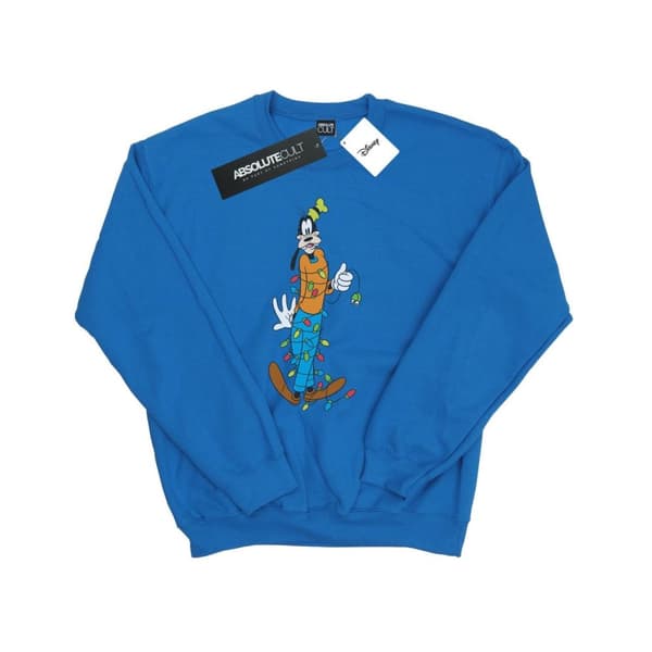 Disney Sweatshirt med Goofy-julljus för herrar
