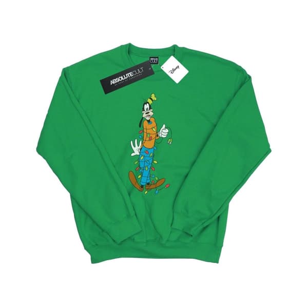 Disney Sweatshirt med Goofy-julljus för herrar