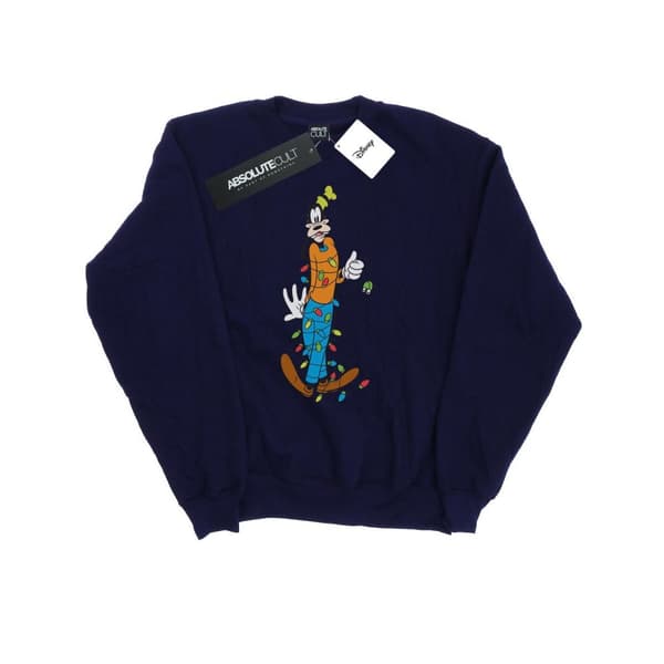 Disney Sweatshirt med Goofy-julljus för herrar