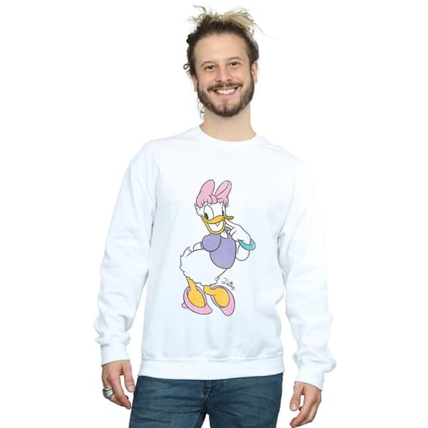 Disney Mens Classic Daisy Duck Sweatshirt