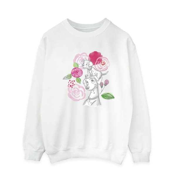 Disney Herr 101 Dalmatiner Blommor Sweatshirt