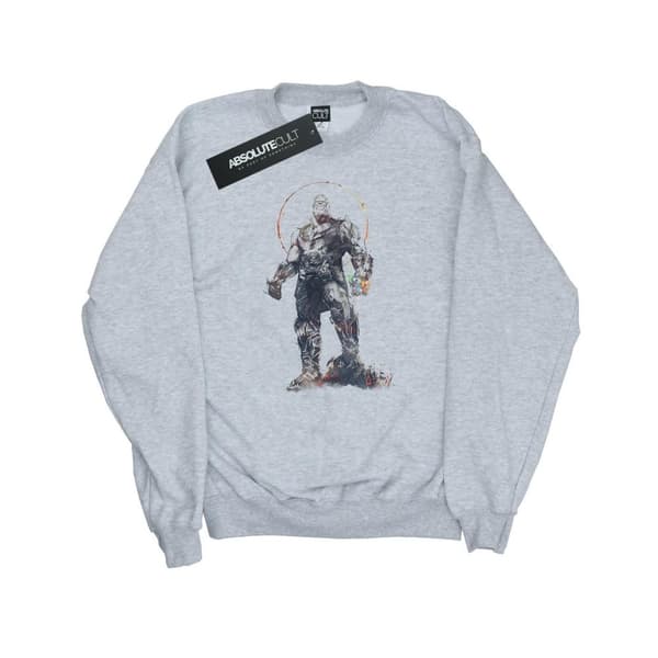Marvel Dam/Tjej Avengers Infinity War Thanos Sketch Sweatshirt