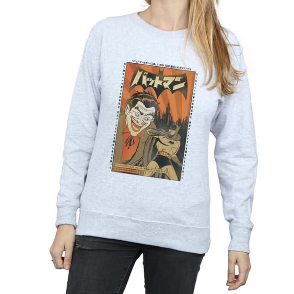 DC Comics Dam/Tjej The Joker Cover Sweatshirt
