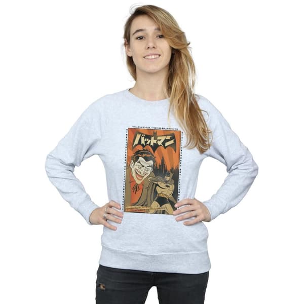 DC Comics Dam/Tjej The Joker Cover Sweatshirt