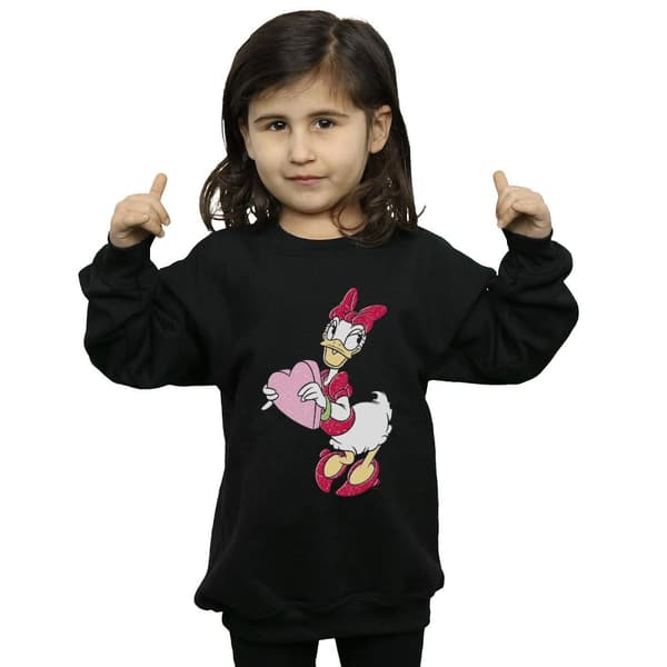 Disney Daisy Duck Love Heart-tröja för flickor
