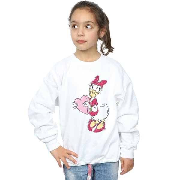 Disney Daisy Duck Love Heart-tröja för flickor