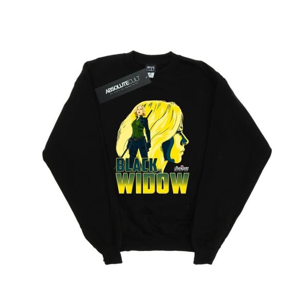 Marvel Dam/Tjej Avengers Infinity War Black Widow Character Sweatshirt