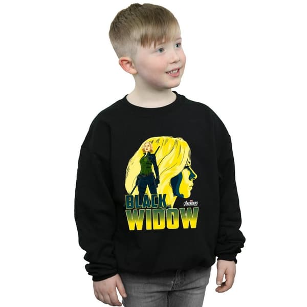 Marvel Boys Avengers Infinity War Black Widow Character Sweatshirt