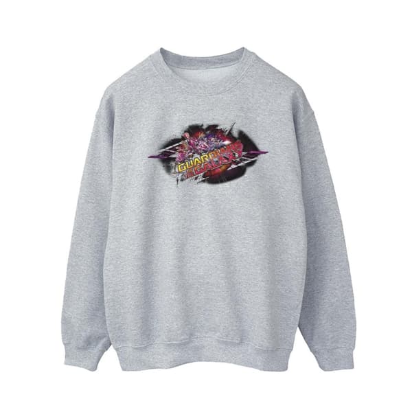 Marvel Mens Guardians Of The Galaxy Group Pose Sweatshirt
