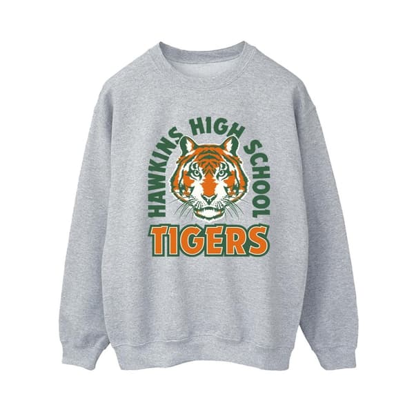 Netflix Stranger Things Hawkins Arch Tiger - Sweatshirt för kvinnor/damer