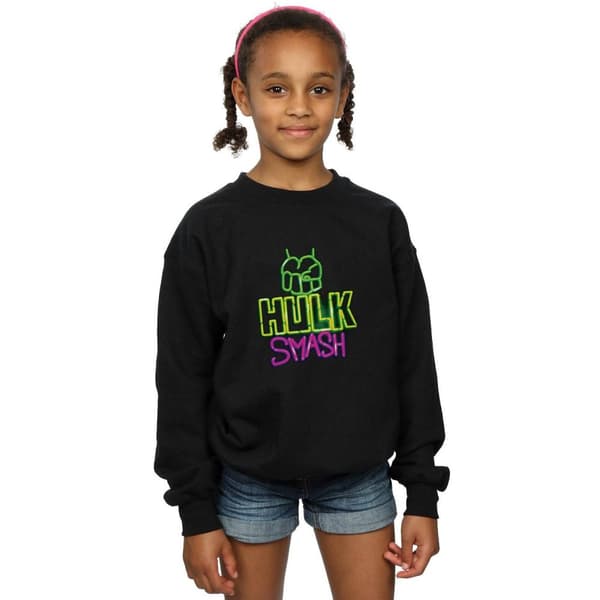 Marvel Girls Hulk Smash Sweatshirt