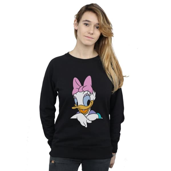 Disney Womens/Ladies Daisy Duck Big Portrait Sweatshirt