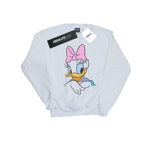 Disney Womens/Ladies Daisy Duck Big Portrait Sweatshirt