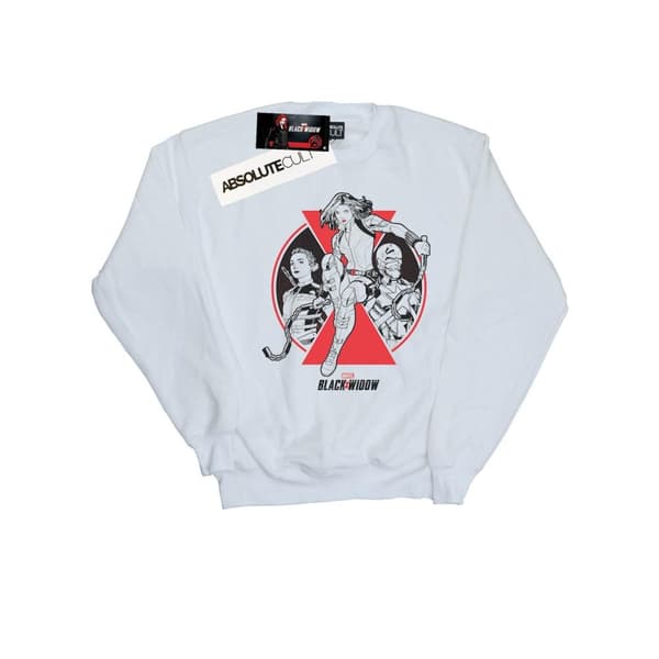 Marvel Sweatshirt med märke för filmkaraktären Black Widow för tjejer