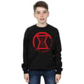 Miniatyrbillede 2 af 3: Marvel Boys Black Widow Movie Athletic Logo Sweatshirt