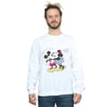 Miniatyrbilde 2 av 3: Disney Mens Mickey And Minnie Mouse Kiss Sweatshirt