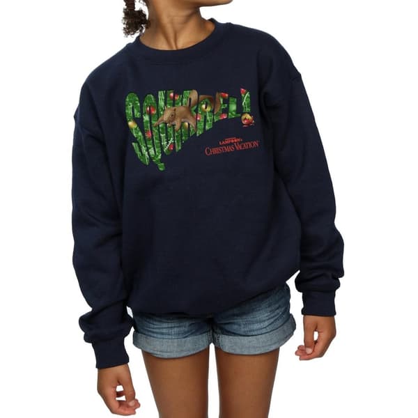 National Lampoon´s Christmas Vacation Sweatshirt med ekorrträd för flickor