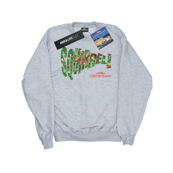 National Lampoon´s Christmas Vacation Sweatshirt med ekorrträd för flickor Sports Grey 7-8 Years