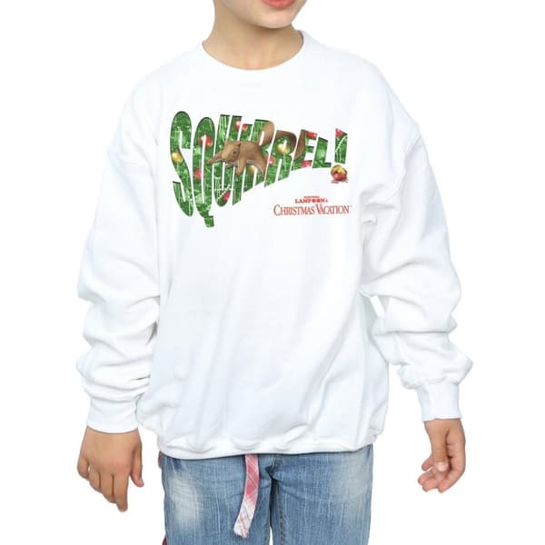 National Lampoon´s Christmas Vacation Sweatshirt med ekorrträd för flickor