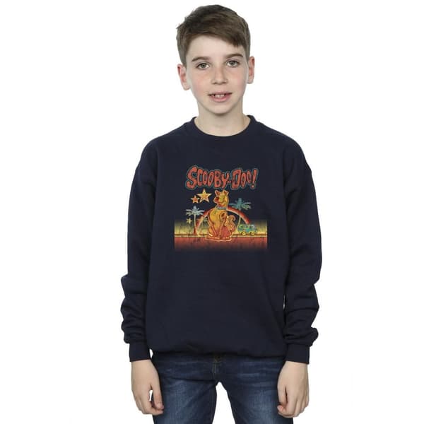 Scooby Doo Boys Palm Trees Sweatshirt