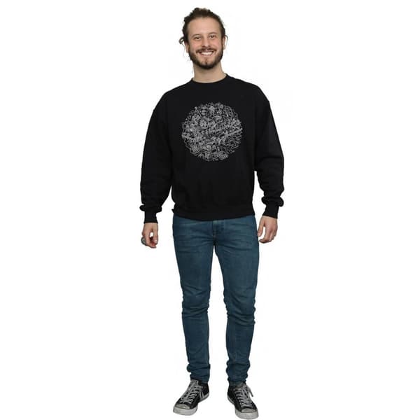 Star Wars Mens Christmas Death Star Sweatshirt